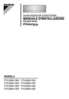 FTXJ-MW_FTXJ-MS_3PIT393185-6K_Installation manuals_Italian download